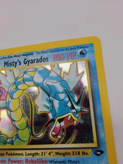 Pokemon TCG Misty's Gyarados Holo Rare Gym Challenge 13/132 Unlimited - Image 5