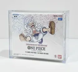 One Piece TCG Booster Box Premium Acrylic Case Magnetic Lid PRESALE Ships APRIL - Image 3