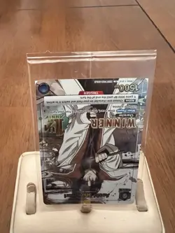 Union Arena TCG Winner Card Foil Aoshi Shinomori English UEPR/RNK-1-014 - Image 5