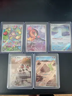 pokemon cards lot of 5 japanese card splus full arts - Image 1