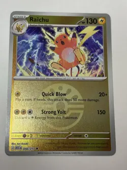 Pokemon Card Raichu Ascended Heroes 56/217 Friend Ball Reverse Holo NM - Image 1