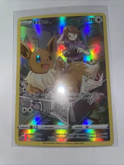 Eeve Tg11/Tg30 Brilliant Stars Trainer Gallery Pokemon Card Near Mint - Image 1