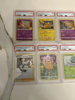 2021 Pokemon Celebrations Mixed PSA Lot Of 10 Cards Graded 7,8 & 9 - Image 3