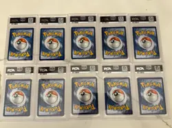 2021 Pokemon Celebrations Mixed PSA Lot Of 10 Cards Graded 7,8 & 9 - Image 4