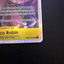 Nico Robin EB03 SR One Piece Card EB03-055 - Image 4