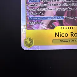 Nico Robin EB03 SR One Piece Card EB03-055 - Image 5