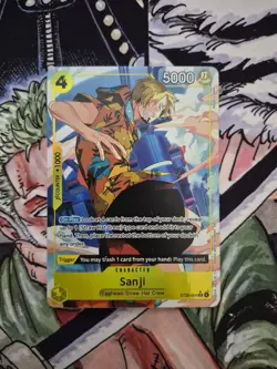 Sanji ST29-004 SR Alt Art AA English One Piece TCG Card Game NM-Mint - Image 1
