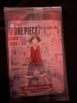 One Piece US Voyage College Basketball Card Illinois - Image 1