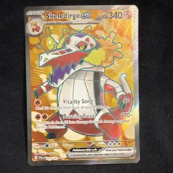 Pokemon TCG Skeledirge ex Full Art Ultra Rare Holo Card 233/193 PALDEA EVOLVED - Image 1