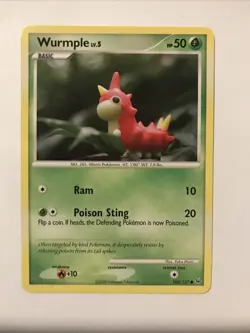 Wurmple 103/127 Common 2009 Platinum Pokemon Trading Card - Image 1