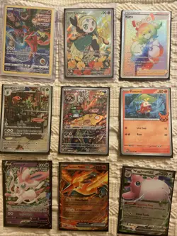 Pokemon Card lot Deoxys Moltres Sylveon Meloetta Kiara Scovillain Wigglytuff - Image 1