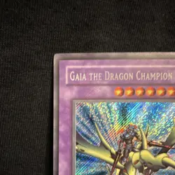 Yu-Gi-Oh! TCG Gaia the Dragon Champion Holo Fusion Card LOB-125 Legend 1996 - Image 2