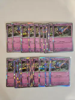 Zacian 045/094 Me02: Phantasmal Flames Holo (Lot of 24 Cards) - Image 1