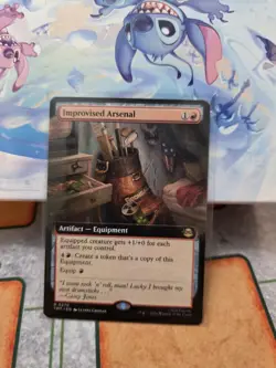 x1 Improvised Arsenal - Extended Art R MTG Teenage Mutant Ninja Turtles M/NM, En - Image 1