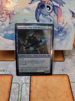 NM Foil Donatello, Way with Machines, MTG, TMNT, Magic the Gathering, 38 - Image 1