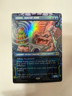 Krang, Master Mind (Showcase FOIL) - MTG: Teenage Mutant TMNT - SHIPS NOW! - Image 1