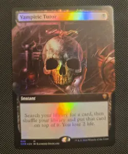 Vampiric Tutor (Extended Art) Commander Legends Foil - Image 1
