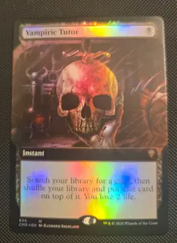Vampiric Tutor (Extended Art) Commander Legends Foil - Image 2