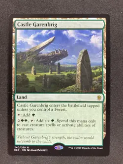 MTG Magic the Gathering - Castle Garenbrig Throne of Eldraine English - LP - Image 1