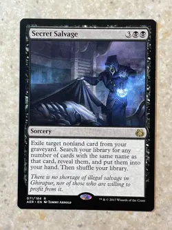 MTG NM Secret Salvage [Aether Revolt] - Image 1