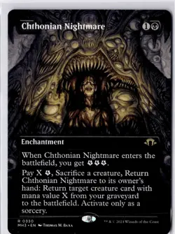 Chthonian Nightmare (Borderless) Modern Horizons 3 Regular NM R 0330 - Image 1