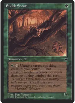 Elvish Scout (Venters) MTG NM - Fallen Empires - Image 1