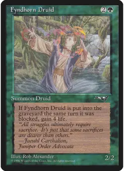 Fyndhorn Druid 71 MTG NM - Alliances - Image 1