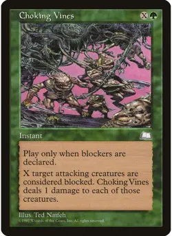 Choking Vines MTG NM - Weatherlight - Image 1