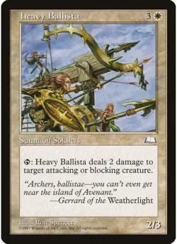 Heavy Ballista MTG NM - Weatherlight - Image 1