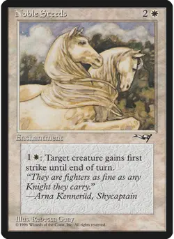 Noble Steeds 141 MTG NM - Alliances - Image 1