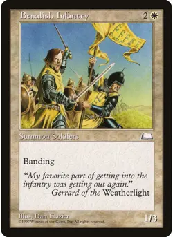 Benalish Infantry MTG NM - Weatherlight - Image 1