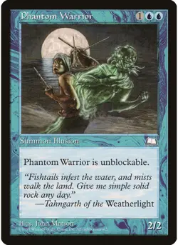Phantom Warrior MTG NM - Weatherlight - Image 1