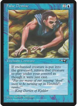 False Demise (Cave-in) 41 MTG NM - Alliances - Image 1