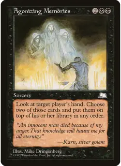 Agonizing Memories MTG NM - Weatherlight - Image 1