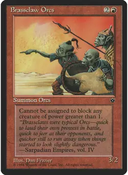 Brassclaw Orcs (Map) MTG NM - Fallen Empires - Image 1