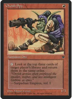 Orcish Spy (Gelon) MTG NM - Fallen Empires - Image 1