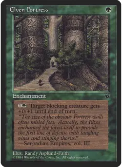 Elven Fortress (Asplund-Faith) MTG NM - Fallen Empires - Image 1