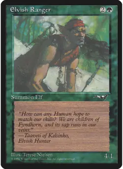 Elvish Ranger (Male) 68 MTG NM - Alliances - Image 1