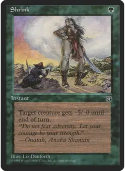 Shrink [Version 2] 97 MTG NM - Homelands - Image 1