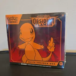 Pokemon Scarlet & Violet Obsidian Flames Elite Trainer Box Charmander 2023 - Image 1