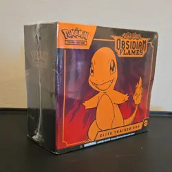 Pokemon Scarlet & Violet Obsidian Flames Elite Trainer Box Charmander 2023 - Image 3