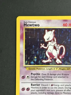 Pokemon TCG Mewtwo 10/102 Base Set Holo Rare WOTC English 1999 NM/LP - Image 4