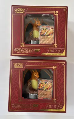2 Pokemon TCG Charizard ex Super Premium Collection New/Sealed - 10 Packs X2 - Image 1