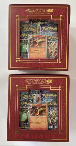2 Pokemon TCG Charizard ex Super Premium Collection New/Sealed - 10 Packs X2 - Image 2