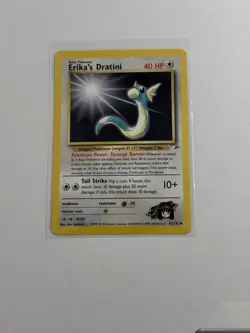 Erika's Dratini 42/132 - Gym Heroes Set - Pokemon Card - Excellent Condition - Image 1