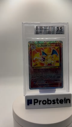 2002 Pokemon Legendary Collection #3 Charizard Reverse Foil BGS 3.5 VG+ - Image 2
