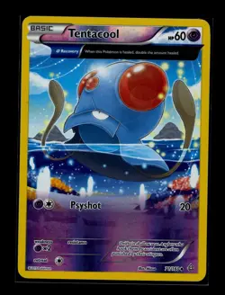 Tentacool (Alpha) 71/160 Uncommon XY - Primal Clash Non Holo Pokemon Card - Image 1
