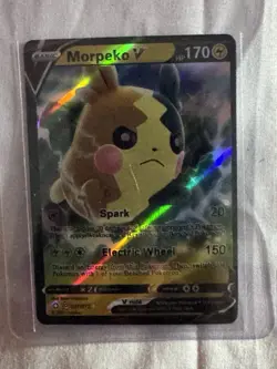 Morpeko V 037/072 Shining Fates Holo Ultra Rare — Pokemon TCG — NM - Image 1