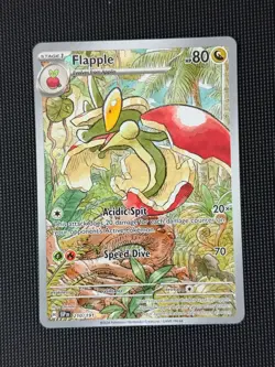 Pokemon: Flapple - 210/191 - SV08: Surging Sparks (SSP) Holo Illustration Rare - Image 1