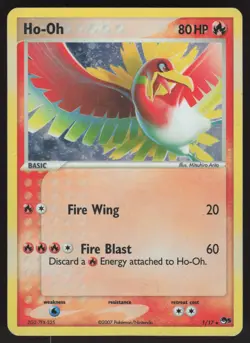 Ho-Oh 1/017 Rare Pokemon TCG POP Series 5 MP - Image 1